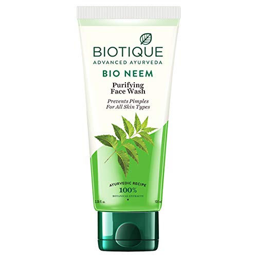 님 퓨리파잉 페이스 워시 (Neem Purifying Face Wash Biotique) 100ml 인도샵